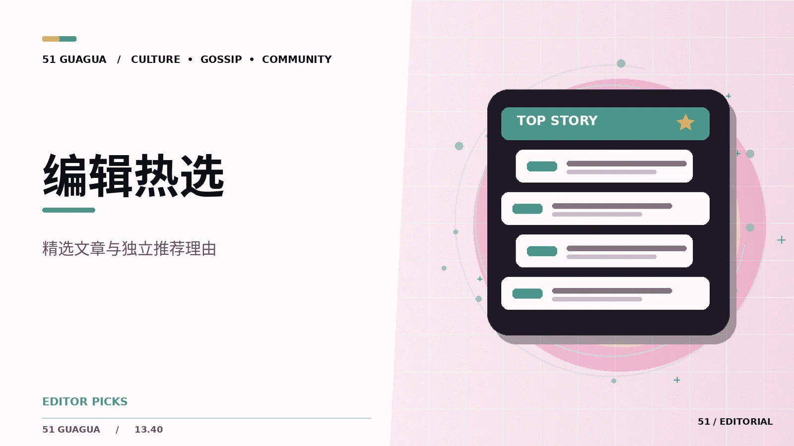 编辑推荐与平台热度有什么不同